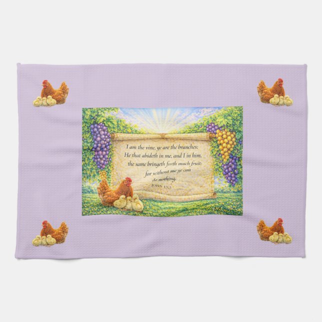 Toalla de cocina cristiana (Horizontal)