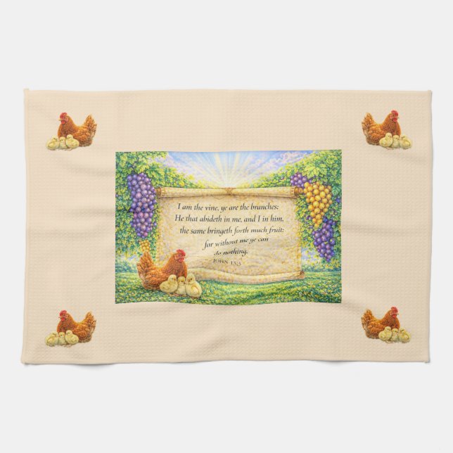 Toalla de cocina cristiana (Horizontal)