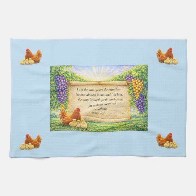 Toalla de cocina cristiana (Horizontal)