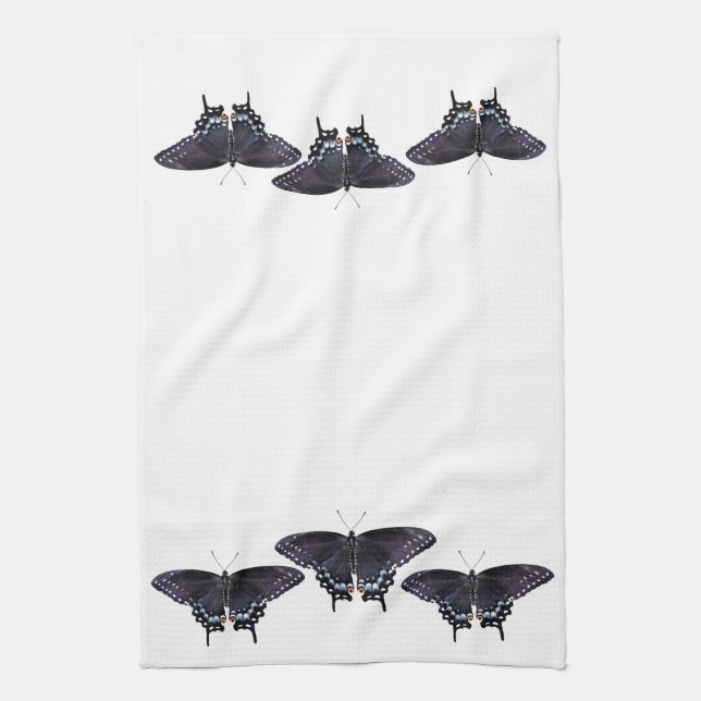 Toalla de cocina crujido negro (Vertical)