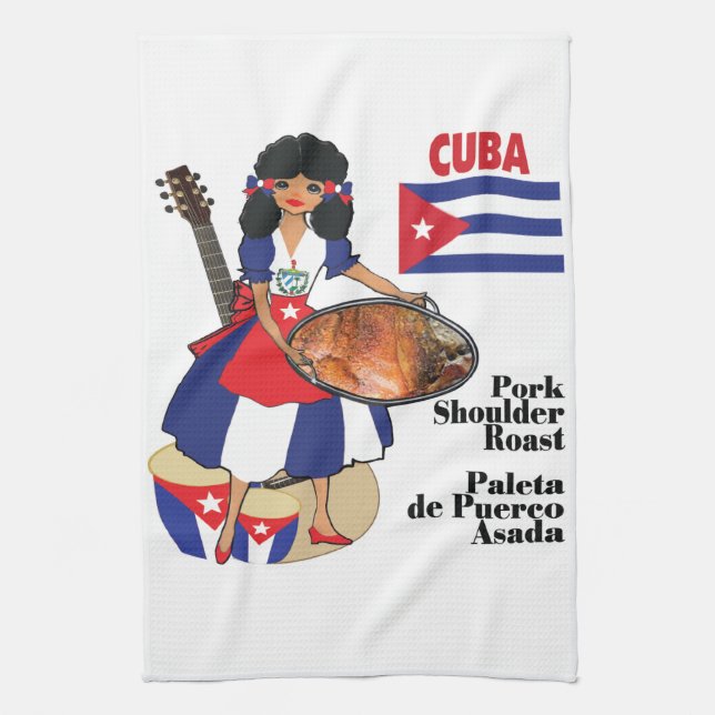 Toalla de cocina cubana Paleta (Vertical)