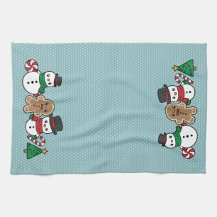 Toalla de cocina Cute Snow Pals