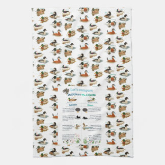 Toalla de cocina Dabblers & Divers con fondo de pa