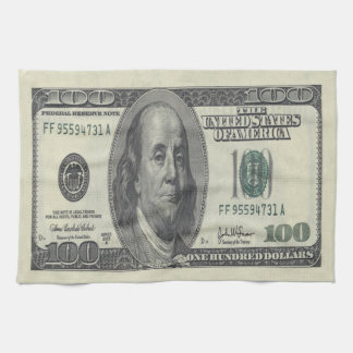 Toalla de cocina de $100 Bill