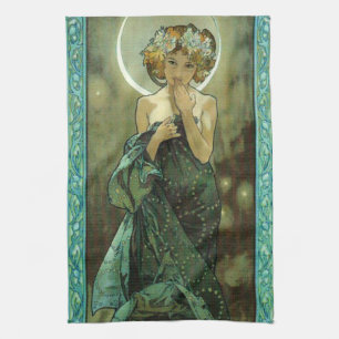 Toalla de cocina de Alfonso Mucha Clair De Lune