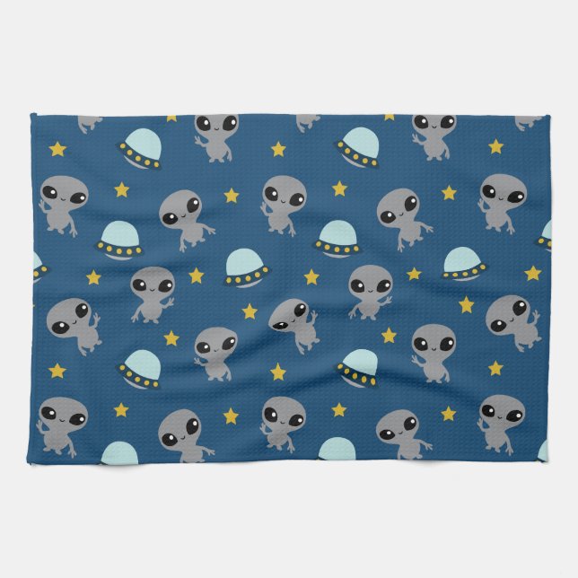 Toalla de cocina de Aliens (Horizontal)