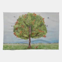 Toalla de cocina de árbol