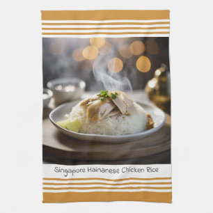 Toalla de cocina de arroz de pollo de Singapur