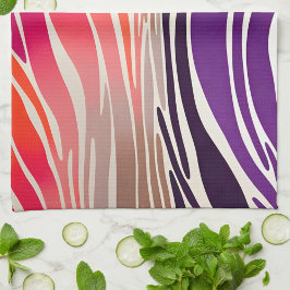 Toalla de cocina de arte de impresión de animales 