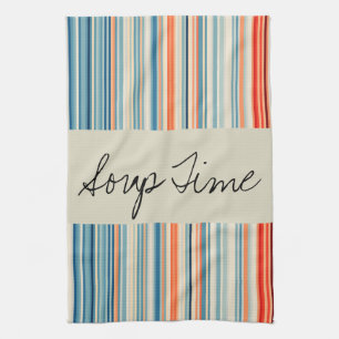 Toalla de cocina de banda Beige