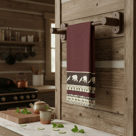 Toalla de cocina de bosques de otoño