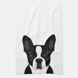 Toalla de cocina de Boston Terrier
