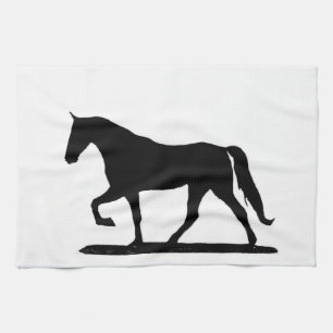 toalla de cocina de caballos ganada