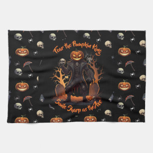 🖤 toalla de cocina de calabaza negra 🎃