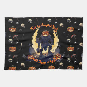 🖤 toalla de cocina de calabaza negra 🎃