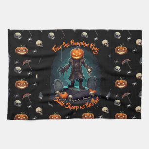 🖤 toalla de cocina de calabaza negra 🎃