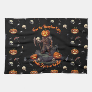 🖤 toalla de cocina de calabaza negra 🎃