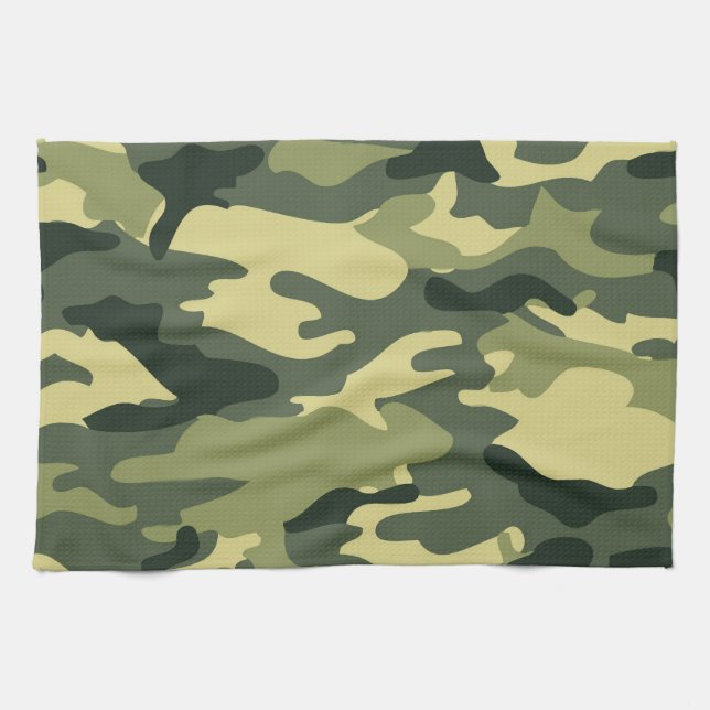 Toalla de cocina de camuflaje (Horizontal)