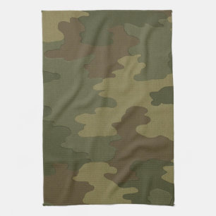 Toalla de cocina de camuflaje oscuro
