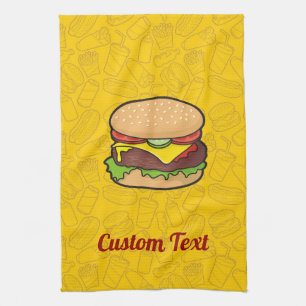 Toalla de cocina de Cheeseburger