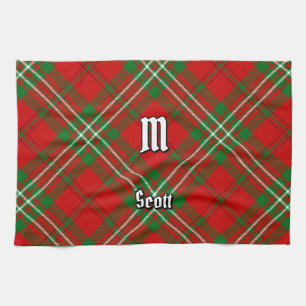 Toalla de cocina de Clan Scott Red Tartan