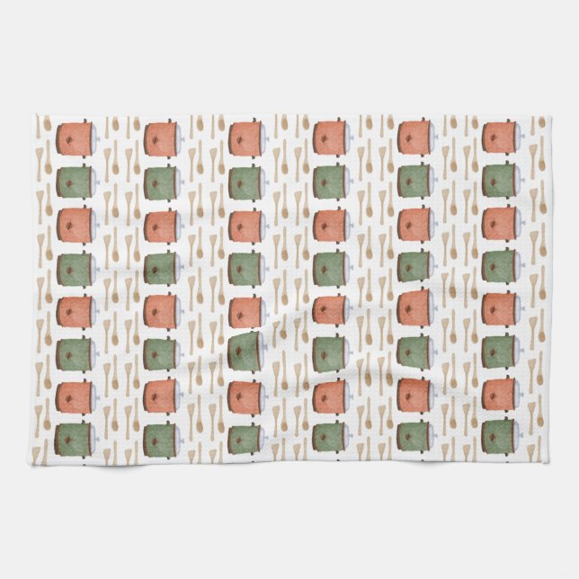 Toalla de cocina de cocina lenta (Horizontal)