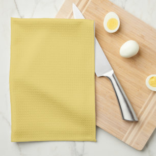 Toalla de cocina de color amarillo suave tendencia