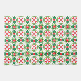 toalla de cocina de edredón para navidades