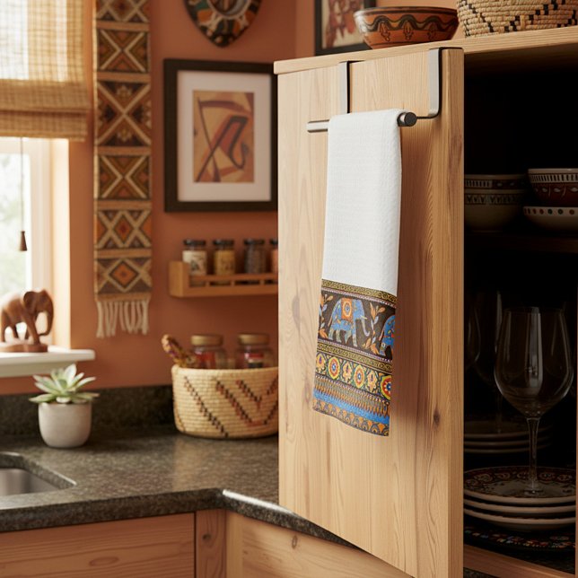 Toalla de cocina de elefantes brillantes (Subido por el creador)