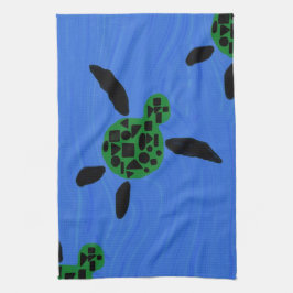 Toalla de cocina de encargo de Honu del estilo