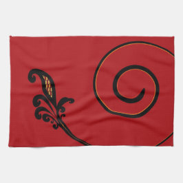 Toalla de cocina de estilo flamenco