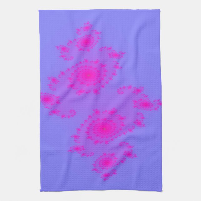 Toalla de cocina de estornudo rosa (Vertical)