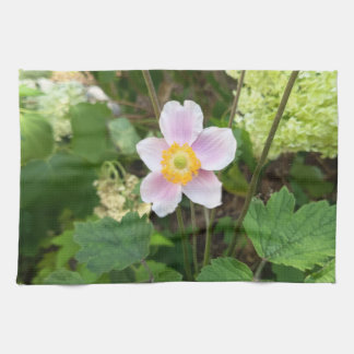 Toalla de cocina de flor silvestre rosa | T floral