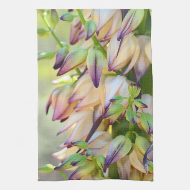 toalla de cocina de flores yucca (Vertical)