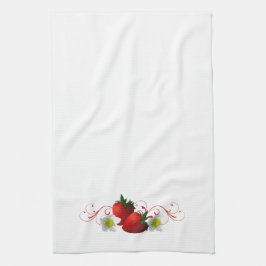 Toalla de cocina de fresas
