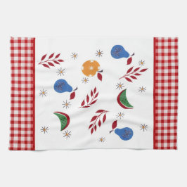 Toalla de cocina de frutas de época