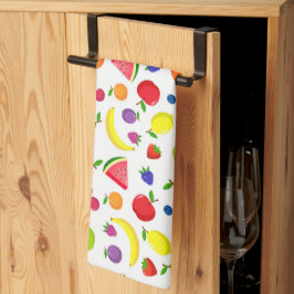 Toalla de cocina de frutas y bayas de verano