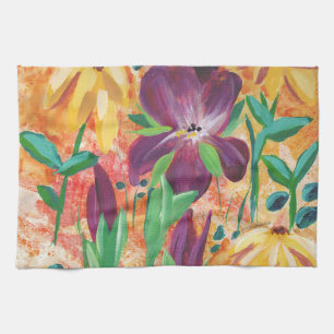 Toalla de cocina de fuego e Iris