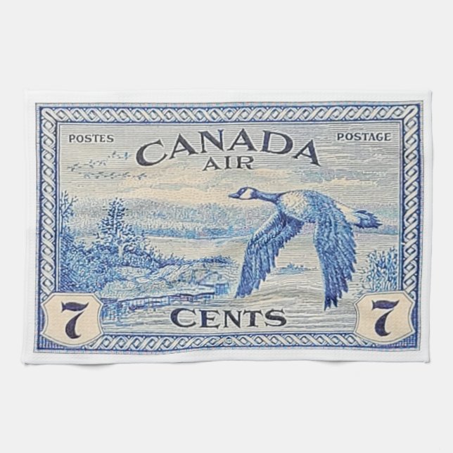 Toalla de cocina de ganso de Canadá (Horizontal)