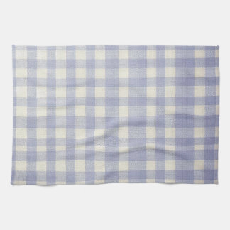 Toalla de cocina de gingham azul