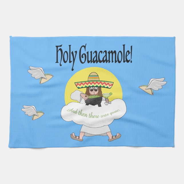 Toalla de cocina de Guacamole (Horizontal)
