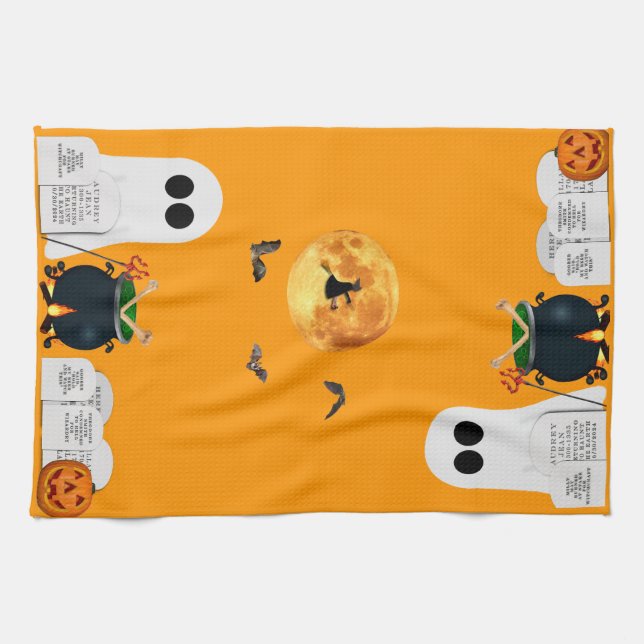 Toalla de cocina de Halloween (Horizontal)