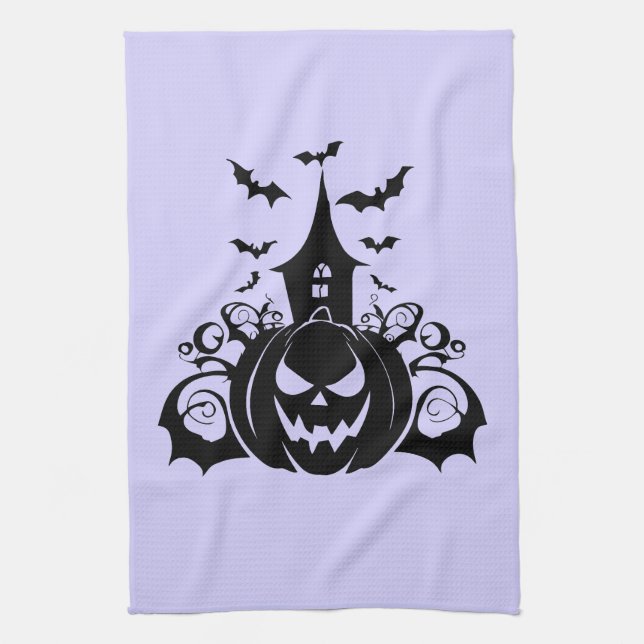 Toalla de cocina de Halloween (Vertical)
