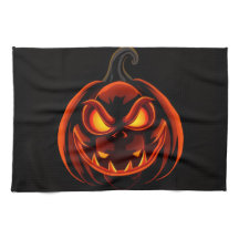 Toalla de cocina de Halloween de monstruo de calab