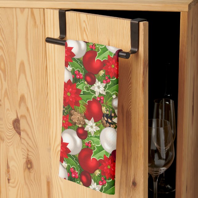Toalla de cocina de Happy Holidays (Pliegue de tercios)