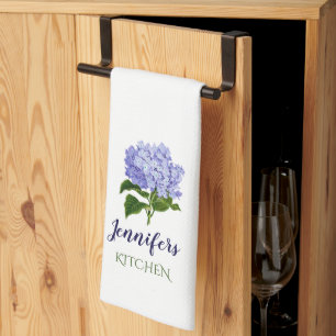 Toalla de cocina de Hydrangea floral de verano