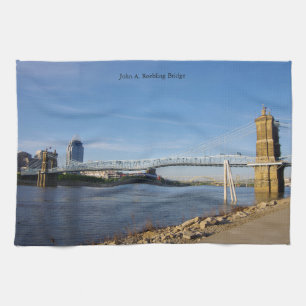 Toalla de cocina de John A. Roebling Bridge