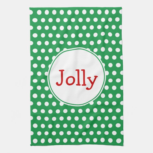 Toalla de cocina de Jolly Holiday (Vertical)