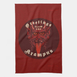 Toalla de cocina de Krampus