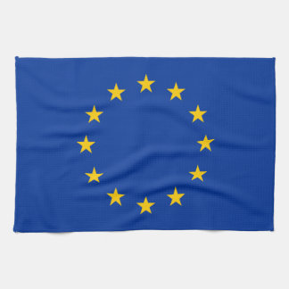 Toalla de cocina de la bandera de la UE